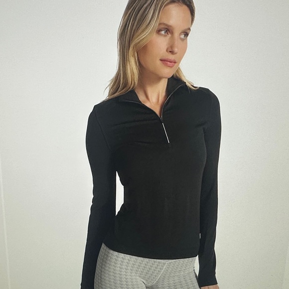 Vuori Halo Essential Half Zip, black, M - Picture 7 of 10